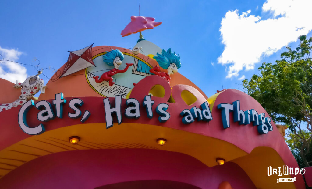 As atrações da Seuss Landing no Islands of Adventure – Orlando do dia